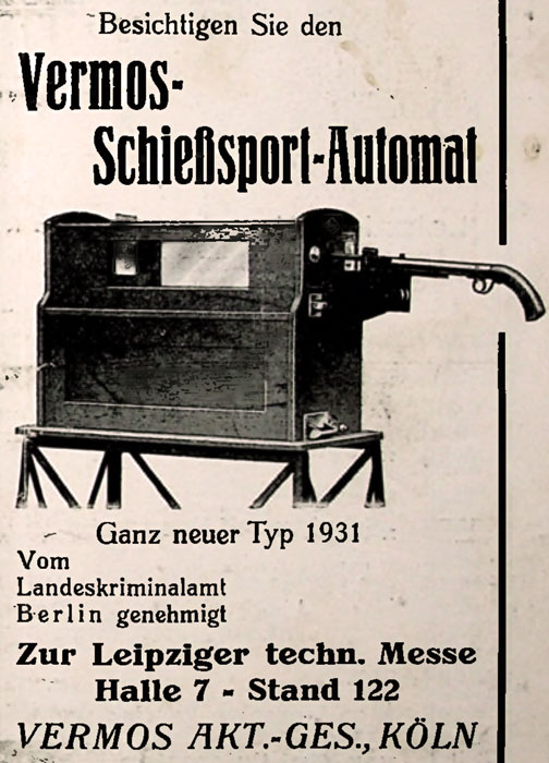 vermos schiesssport 1931